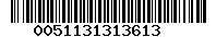 0051131313613